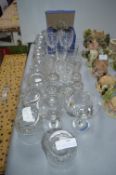 Quantity of Glassware Including Babycham Glasses
