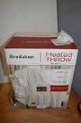 *Brookstone Heated Throw 50