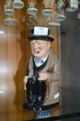 Royal Doulton Character Jug - Winston Churchill