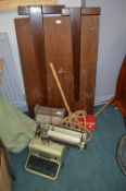 Vintage Items Including Drawing Board, T-Squares,