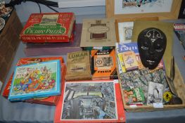 Vintage Jigsaw Puzzles, Collectible Items, etc.