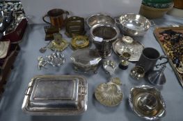 Quantity of Plated Ware and Brassware
