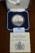Sliver Proof Commemorative Crown - Queen Mother Bi