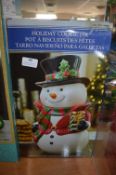*Holiday Snowman Cookie Jar