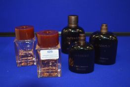 *Five Part Tester Bottles of Fragrances Including