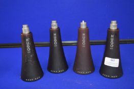 *Four Part Tester Bottles of Hugo Boss Deep Red