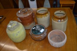 Victorian Salt Glazed Crocks, etc.