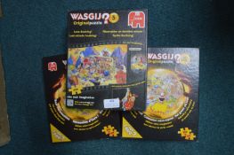Three Wasgij Jigsaw Puzzles