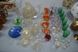 Quantity of Glassware Including Babycham Glasses