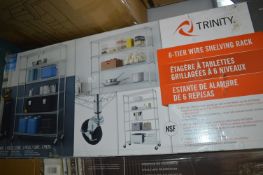 *Trinity Six Tier Wire Shelving Rack