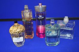 *Five Part Tester Bottles of Fragrances Including