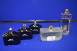 *Five Part Tester Bottles of Marc Jacobs Decadence