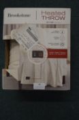 *Brookstone Heated Throw 50