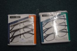 *Two Packs of Foster Grant Reading Glasses