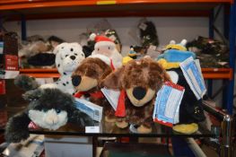 *Soft Toys Including Penguins, Dalmatians, etc.