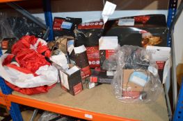 *Shelf of Various Christmas Decorations, Lights, e