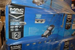*Three Mac Allister ML18-IL2 32cm 18v Lawnmowers (