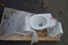 *Three Wall Mounted Toilet Pans