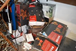 *Christmas Decorations, Lights, Hessian Stars, and