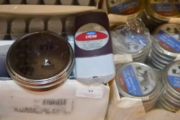 *Quantity of High Gloss Wax Shoe Polish, and Cream