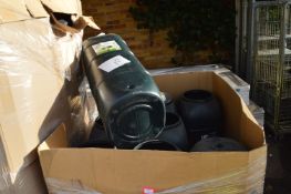 *Eight 100L Water Butts with Feet