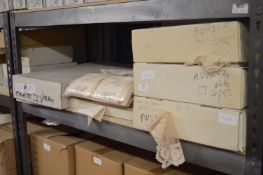 *Shelf of Various Fabrics and Napkins