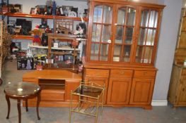 Stagg TV Stand, Glass Topped Table, and a Display