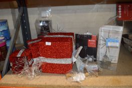 *Illuminated Glitter Boxes and Glitter Stars