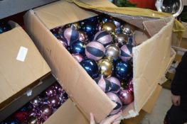 *Box of Assorted Christmas Baubles