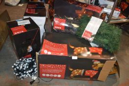 *Sausage Dog, Illuminated Star, Lanterns, and Garl