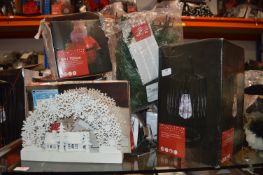 *Christmas Lanterns, Tinsel Boxes, Garlands, and L