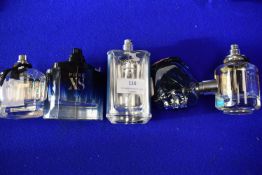 Five Bottles of Assorted Fragrances