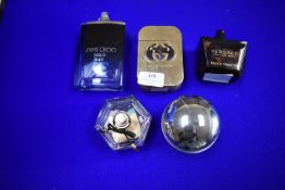 Five Bottles of Assorted Fragrances