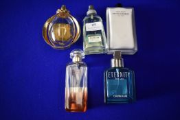 Five Bottles of Assorted Fragrances