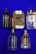 Five Bottles of Assorted Fragrances