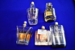 Five Bottles of Assorted Fragrances