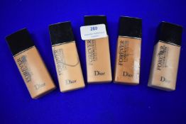 Five Dior Forever Undercover 24 Hour Full Coverage