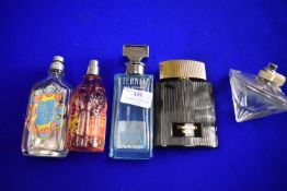 Five Bottles of Assorted Fragrances