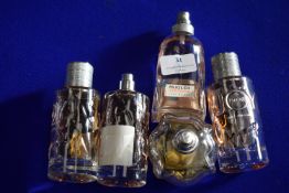 Five Bottles of Assorted Fragrances
