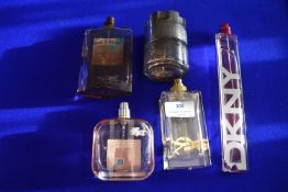 Five Bottles of Assorted Fragrances