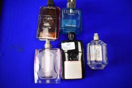 Five Bottles of Assorted Fragrances