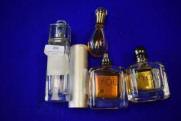 Five Bottles of Assorted Fragrances