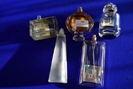 Five Bottles of Assorted Fragrances