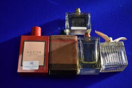 Five Bottles of Assorted Fragrances