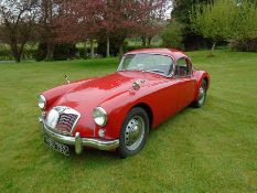 1957 MGA Coupe Reg. no. YSU 750