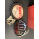 A Vincent Series B/C seat, a tax disc in holder for a Vincent HRD reg. no. DTK 722, October 1968, - Image 2 of 3
