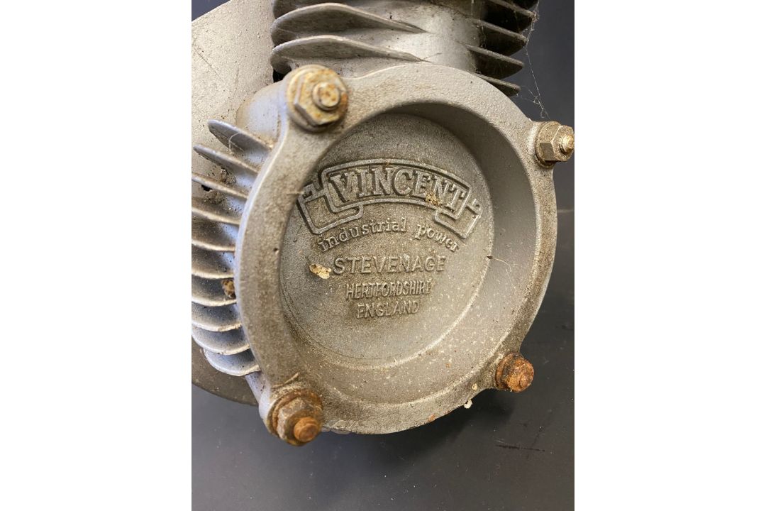 A Vincent two-stroke industrial engine marked Versatiller Motor Gardener. - Image 2 of 4