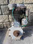 A Velocette 350cc MAC engine, no. MAC 18003, circa 1953.