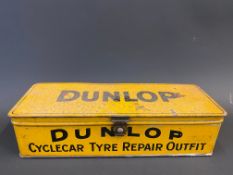 A Dunlop Cyclecar Tyre Repair Outfit tin.