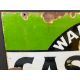 A Wakefield Castrol Motor Oil rectangular enamel sign, the scarcer green version, by Bruton of - Image 2 of 7